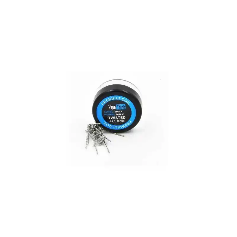 10x prebuild TWISTED Coils 24 GA 0.2 ohmLieferumfang: 10x vorgewickelte Twisted Coils von Vapethink24 GA/.022612Vapethink / Steamshark2,00&nbsp;CHFsmoke-shop.ch2,00&nbsp;CHF