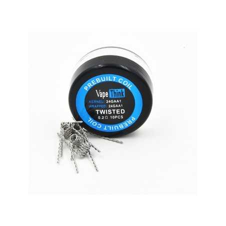 10x prebuild TWISTED Coils 24-32 GA 10x prebuild TWISTED Coils 24-32 GA