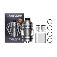 Tank Centaurus 2 - Sub Ohm 26 mm - Lost Vape - FertigcoilDer Lost Vape Centaurus Sub-Ohm V2 ist die weiterentwickelte Version des beliebten Sub-Ohm-Tanks für anspruchsvolle Dampfer. Mit einem grosszügigen 5ml Tankvolumen, einer komfortablen Top-Fill-Befüllung und dem neuen auslaufsicheren Slide-Top-Cap-System bietet er höchsten Komfort im Alltag.Dank der Kompatibilität mit den leistungsstarken UB Max Coils liefert der Centaurus Sub-Ohm V2 eine ausgezeichnete Geschmacksentwicklung sowie dichte Dampfwolken. Die stufenlos regulierbare Airflow ermöglicht eine individuelle Anpassung des Zugverhaltens und ist speziell für das Direct-Lung-Dampfen (DL) optimiert.Mit seinem Durchmesser von 26 mm passt der Tank harmonisch auf zahlreiche Akkuträger. Das ergonomische 810 Drip Tip sorgt zudem für ein angenehmes Mundgefühl bei jedem Zug.17847Lost Vape32,00&nbsp;CHFsmoke-shop.ch32,00&nbsp;CHF
