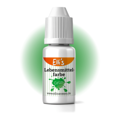 10 ml - Lebensmittelfarbe - GRÜN - Ellis Aromen - (DIY)Flüssige Lebensmittelfarbe GRÜN Einfach zu dosieren . Geignet für alle E-Liquids , Speisen auch für Kuchenteig, Bonbons und Eis. Einfach einzuarbeiten.Auch für Getränke und Flüssigkeiten geeignet Verpackt in 10ml Flasche mit Spitzaufsatz 360Ellis Aromen1,90 CHFsmoke-shop.ch1,90 CHF 10 ml - Lebensmittelfarbe - GRÜN - Ellis Aromen - (DIY)Flüssige Lebensmittelfarbe GRÜN Einfach zu dosieren . Geignet für alle E-Liquids , Speisen auch für Kuchenteig, Bonbons und Eis. Einfach einzuarbeiten.Auch für Getränke und Flüssigkeiten geeignet Verpackt in 10ml Flasche mit Spitzaufsatz 360Ellis Aromen1,90 CHFsmoke-shop.ch1,90 CHF