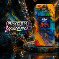 Mod Rayden 220 Volcano Rainbow Granite - Rare Edition 1000pc - BD VapeDer Mod Rayden 220 Volcano Rainbow Granite - Rare Edition -von BD Vape begeistert mit seinem fein gravierten Metallgehäuse und einer einzigartigen türkisfarbenen Oberfläche mit mineralischen Reflexen. Das exklusive Design macht den leistungsstarken Akkuträger zu einem besonderen Sammlerstück für Liebhaber hochwertiger Hardware.Angetrieben wird der Rayden 220 von zwei separat erhältlichen 18650-Akkus. Der schnelle und reaktionsstarke XT Ultra GT 220 V1.1 Chipsatz ermöglicht eine einstellbare Leistung von 5 bis 220 Watt.Zur Auswahl stehen der Bypass- und der Power-Modus sowie fünf verschiedene Leistungsprofile: MTL, Soft, Normal, Hard und Pro. Im Pro-Modus lässt sich die Leistungskurve individuell an die persönlichen Vorlieben anpassen.Für eine persönliche Gestaltung der Benutzeroberfläche bietet der Akkuträger fünf auswählbare Designs. Im Custom-Modus kann zusätzlich ein eigenes Bild über einen Computer importiert werden. Die entsprechende Software ermöglicht ausserdem Firmware-Updates und die Anpassung der Benutzeroberfläche.Rare Edition - Limitierte Ausgabe - 3000 Stück Weltweit17857BD Vape159,90&nbsp;CHFsmoke-shop.ch159,90&nbsp;CHF