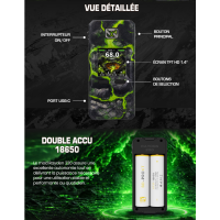 Mod Rayden 220 Volcano Emerald Magma Rare Edition 1000pc - BD VapeDer Mod Rayden 220 Volcano Emerald Magma Rare Edition 1000pc - BD Vape&nbsp;begeistert mit seinem fein gravierten Metallgehäuse und einer einzigartigen türkisfarbenen Oberfläche mit mineralischen Reflexen. Das exklusive Design macht den leistungsstarken Akkuträger zu einem besonderen Sammlerstück für Liebhaber hochwertiger Hardware.Angetrieben wird der Rayden 220 von zwei separat erhältlichen 18650-Akkus. Der schnelle und reaktionsstarke XT Ultra GT 220 V1.1 Chipsatz ermöglicht eine einstellbare Leistung von 5 bis 220 Watt.Zur Auswahl stehen der Bypass- und der Power-Modus sowie fünf verschiedene Leistungsprofile: MTL, Soft, Normal, Hard und Pro. Im Pro-Modus lässt sich die Leistungskurve individuell an die persönlichen Vorlieben anpassen.Für eine persönliche Gestaltung der Benutzeroberfläche bietet der Akkuträger fünf auswählbare Designs. Im Custom-Modus kann zusätzlich ein eigenes Bild über einen Computer importiert werden. Die entsprechende Software ermöglicht ausserdem Firmware-Updates und die Anpassung der Benutzeroberfläche.Rare Edition - Limitierte Ausgabe - 3000 Stück Weltweit17858BD Vape159,90&nbsp;CHFsmoke-shop.ch159,90&nbsp;CHF