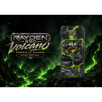 Mod Rayden 220 Volcano Emerald Magma Rare Edition 1000pc - BD VapeDer Mod Rayden 220 Volcano Emerald Magma Rare Edition 1000pc - BD Vape&nbsp;begeistert mit seinem fein gravierten Metallgehäuse und einer einzigartigen türkisfarbenen Oberfläche mit mineralischen Reflexen. Das exklusive Design macht den leistungsstarken Akkuträger zu einem besonderen Sammlerstück für Liebhaber hochwertiger Hardware.Angetrieben wird der Rayden 220 von zwei separat erhältlichen 18650-Akkus. Der schnelle und reaktionsstarke XT Ultra GT 220 V1.1 Chipsatz ermöglicht eine einstellbare Leistung von 5 bis 220 Watt.Zur Auswahl stehen der Bypass- und der Power-Modus sowie fünf verschiedene Leistungsprofile: MTL, Soft, Normal, Hard und Pro. Im Pro-Modus lässt sich die Leistungskurve individuell an die persönlichen Vorlieben anpassen.Für eine persönliche Gestaltung der Benutzeroberfläche bietet der Akkuträger fünf auswählbare Designs. Im Custom-Modus kann zusätzlich ein eigenes Bild über einen Computer importiert werden. Die entsprechende Software ermöglicht ausserdem Firmware-Updates und die Anpassung der Benutzeroberfläche.Rare Edition - Limitierte Ausgabe - 3000 Stück Weltweit17858BD Vape159,90&nbsp;CHFsmoke-shop.ch159,90&nbsp;CHF