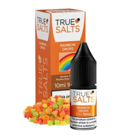 True Salts - Rainbow Drops 10ml - 20mg - NikotinsalzEin bunter Mix aus süssen und fruchtigen Aromen!Entdecke ein intensives Geschmackserlebnis mit einer köstlichen Mischung aus kandierten Früchten. Die Kombination aus fruchtiger Süsse und leckeren Bonbon-Aromen erinnert an die bunten Süssigkeiten aus der Kindheit.ProduktdetailsGeschmack: Bunter Fruchtmix mit Bonbon-NoteAroma: Süss, fruchtig und intensivInhalt: 10 mlMischungsverhältnis: 50 % VG / 50 % PGNikotinstärke: Erhältlich mit 10 mg/ml und 20 mg/mlGeschmacksprofil: Kandierte Früchte mit süssen Bonbon-Noten10056True Salts by IVG UK3,50&nbsp;CHFsmoke-shop.ch3,50&nbsp;CHF