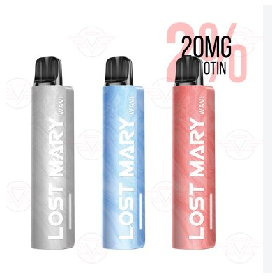Lost Mary - Wavi Kit 2ml (20mg) - (ELFA Pro kompatibel) vers. FarbenDas Lost Mary Wavi Kit ist eine kompakte, wiederaufladbare E-Zigarette mit einem 800 mAh Akku und einem vorbefüllten 2 ml Pod mit 20 mg/ml Nikotinsalz. Das Pod System überzeugt durch seine einfache Handhabung, die integrierte Zugautomatik und die Mesh-Coil-Technologie für eine gleichmässige Verdampfung des Liquids.Dank der kompakten Bauweise und der matten, strukturierten Oberfläche liegt das Lost Mary Wavi Kit angenehm und sicher in der Hand. Die dreistufige Akkuanzeige informiert über den aktuellen Ladestand.17914Elf Bar - Disposable Pods9,90&nbsp;CHFsmoke-shop.ch9,90&nbsp;CHF