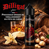 Woodsman 0mg 50ml - Dilligaf - ShortfillWoodsman von Dilligaf&nbsp;bietet ein aussergewöhnliches Geschmackserlebnis mit einer raffinierten Kombination aus cremiger Vanille, feinen Macadamianüssen und aromatischem Whisky mit Ahornsirup. Dezente Holznoten von Eichenfässern runden das vielschichtige Aroma harmonisch ab.Die cremige Süsse der Vanille verbindet sich mit dem nussigen Geschmack der Macadamia, während Whisky und Ahornsirup für eine warme, charaktervolle Geschmacksnote sorgen. Ein Hauch von Eichenholz verleiht dem Liquid zusätzliche Tiefe.Mit einem&nbsp;PG/VG-Verhältnis von 30/70&nbsp;eignet sich Woodsman besonders für Dampfer, die dichten Dampf und intensive Aromen bevorzugen.17917Dilligaf Juice18,90&nbsp;CHFsmoke-shop.ch18,90&nbsp;CHF
