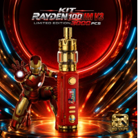 Kit Rayden 100 V3.0 IM Limited Edition 3000pcs - BD VapeDas&nbsp;Rayden 100 V3.0 IM Limited Edition Kit von BD Vape&nbsp;vereint leistungsstarke Technik, hochwertige Materialien und ein aussergewöhnliches Design. Inspiriert von der ikonischen Rüstung eines bekannten Superhelden, überzeugt diese auf weltweit&nbsp;3'000 Stück limitierte Edition&nbsp;mit einer markanten Optik und erstklassiger Verarbeitung.Das E-Zigaretten Set besteht aus dem Rayden 100 Akkuträger und dem Blaster 2 Sub-Ohm Tankverdampfer. Mit bis zu&nbsp;100 Watt Leistung, dem neuen XT Ultra GT 100 V1.1 Chipsatz und zahlreichen Einstellungsmöglichkeiten bietet das Kit ein vielseitiges Dampferlebnis.17918BD Vape129,90&nbsp;CHFsmoke-shop.ch129,90&nbsp;CHF