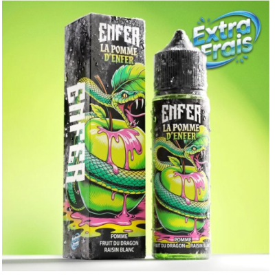 La Pomme - d'ENFER 0mg 50ml - Les Fruits by ENFER - ShortfillDas La Pomme d'ENFER 50ml Liquid von ENFER begeistert mit einer fruchtigen Kombination aus knackigem Apfel, exotischer Drachenfrucht und süssen weissen Trauben. Ein intensiver Frischekick rundet das harmonische Geschmackserlebnis perfekt ab.Der saftige, süssliche Geschmack des Apfels bildet die Grundlage dieser abwechslungsreichen Fruchtmischung. Die exotischen Noten der Drachenfrucht verleihen dem Liquid eine besondere Geschmacksnuance, während die feine Süsse weisser Trauben für eine angenehm fruchtige Abrundung sorgt. Eine ausgeprägte Kühle ergänzt die verschiedenen Fruchtaromen und sorgt für ein erfrischendes Dampferlebnis.Mit seinem ausgewogenen PG/VG-Verhältnis von 50/50 bietet das Liquid eine gute Balance zwischen Geschmacksentfaltung und Dampfproduktion und eignet sich für zahlreiche handelsübliche E-Zigaretten.17922Enfer - Frankreich19,90 CHFsmoke-shop.ch19,90 CHF La Pomme - d'ENFER 0mg 50ml - Les Fruits by ENFER - ShortfillDas La Pomme d'ENFER 50ml Liquid von ENFER begeistert mit einer fruchtigen Kombination aus knackigem Apfel, exotischer Drachenfrucht und süssen weissen Trauben. Ein intensiver Frischekick rundet das harmonische Geschmackserlebnis perfekt ab.Der saftige, süssliche Geschmack des Apfels bildet die Grundlage dieser abwechslungsreichen Fruchtmischung. Die exotischen Noten der Drachenfrucht verleihen dem Liquid eine besondere Geschmacksnuance, während die feine Süsse weisser Trauben für eine angenehm fruchtige Abrundung sorgt. Eine ausgeprägte Kühle ergänzt die verschiedenen Fruchtaromen und sorgt für ein erfrischendes Dampferlebnis.Mit seinem ausgewogenen PG/VG-Verhältnis von 50/50 bietet das Liquid eine gute Balance zwischen Geschmacksentfaltung und Dampfproduktion und eignet sich für zahlreiche handelsübliche E-Zigaretten.17922Enfer - Frankreich19,90 CHFsmoke-shop.ch19,90 CHF
