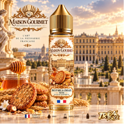 Biscuit Miel & Céréales 0mg 50ml - Maison Gourmet by Tribal Force - ShortfillDas Biscuit Miel & Céréales 50ml Liquid von Tribal Force aus der Maison Gourmet Serie begeistert mit einer köstlichen Kombination aus knusprigem Gebäck, süssem Honig und aromatischen Getreidenoten. Eine harmonische Dessert-Kreation, die an frisch gebackene Honigkekse mit einer feinen Müslimischung erinnert.Der vollmundige Geschmack von goldbraun gebackenen Keksen bildet die Grundlage dieser ausgewogenen Rezeptur. Die natürliche Süsse des Honigs verleiht dem Liquid eine angenehm weiche Note, während die feinen Getreidearomen für zusätzliche Tiefe und einen leicht gerösteten Charakter sorgen.Mit seinem ausgewogenen PG/VG-Verhältnis von 50/50 bietet das Liquid eine gute Balance zwischen intensiver Geschmacksentfaltung und angenehmer Dampfentwicklung und eignet sich für zahlreiche handelsübliche E-Zigaretten.17925Tribal Force19,90 CHFsmoke-shop.ch19,90 CHF Biscuit Miel & Céréales 0mg 50ml - Maison Gourmet by Tribal Force - ShortfillDas Biscuit Miel & Céréales 50ml Liquid von Tribal Force aus der Maison Gourmet Serie begeistert mit einer köstlichen Kombination aus knusprigem Gebäck, süssem Honig und aromatischen Getreidenoten. Eine harmonische Dessert-Kreation, die an frisch gebackene Honigkekse mit einer feinen Müslimischung erinnert.Der vollmundige Geschmack von goldbraun gebackenen Keksen bildet die Grundlage dieser ausgewogenen Rezeptur. Die natürliche Süsse des Honigs verleiht dem Liquid eine angenehm weiche Note, während die feinen Getreidearomen für zusätzliche Tiefe und einen leicht gerösteten Charakter sorgen.Mit seinem ausgewogenen PG/VG-Verhältnis von 50/50 bietet das Liquid eine gute Balance zwischen intensiver Geschmacksentfaltung und angenehmer Dampfentwicklung und eignet sich für zahlreiche handelsübliche E-Zigaretten.17925Tribal Force19,90 CHFsmoke-shop.ch19,90 CHF