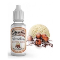 Pralines & Cream Capella Aroma 13ml (DIY)Lieferumfang: 1x Capella Aroma Pralines &amp; Cream 13ml in OriginalflascheEmpfohlene Dosierung: ca. 5%-10% (0,5-1ml Aroma auf 10ml Basis-Liquid) Bitte die Dosierung an den VG Anteil der Basis anpassen (mehr VG = mehr Aroma)Hinweis: Aromen können NICHT pur gedampft werden. Bitte mit entsprechender Liquid-Basis mischen!    2909Capella Flavours5,80 CHFsmoke-shop.ch5,80 CHF