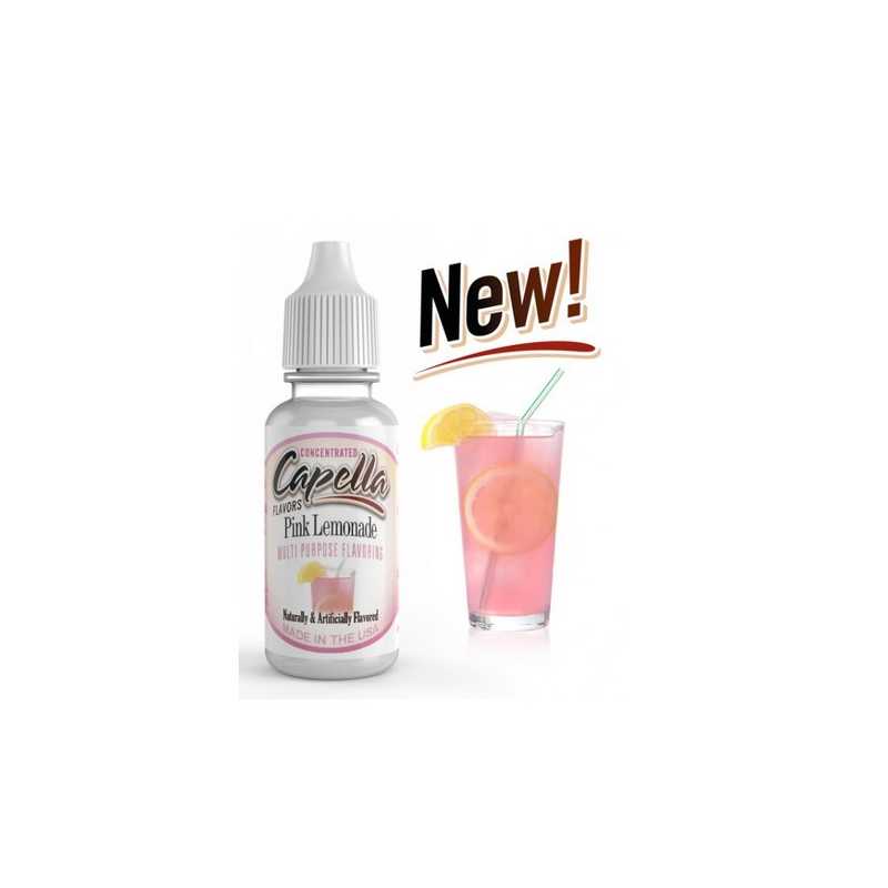 Pink Lemonade Capella Aroma 13ml (DIY)Lieferumfang: 1x Capella Aroma 13ml in OriginalflascheEmpfohlene Dosierung: ca. 5%-10% (0,5-1ml Aroma auf 10ml Basis-Liquid) Bitte die Dosierung an den VG Anteil der Basis anpassen (mehr VG = mehr Aroma)Hinweis: Aromen können NICHT pur gedampft werden. Bitte mit entsprechender Liquid-Basis mischen!  2895Capella Flavours5,80 CHFsmoke-shop.ch5,80 CHF