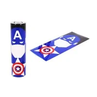 Schrumpfschlauch 18650 Captain AmericaSchaffen sie Sicherheit bei Industriezellen.Lieferumfang: 1x Schrumpfschlauch in verschiedenen Farben passend zugeschnitten auf 70mm für 18650 Zellen.Motiv: Captain America300618650 Batterie Schrumpfschlauch0,60 CHFsmoke-shop.ch0,60 CHF
