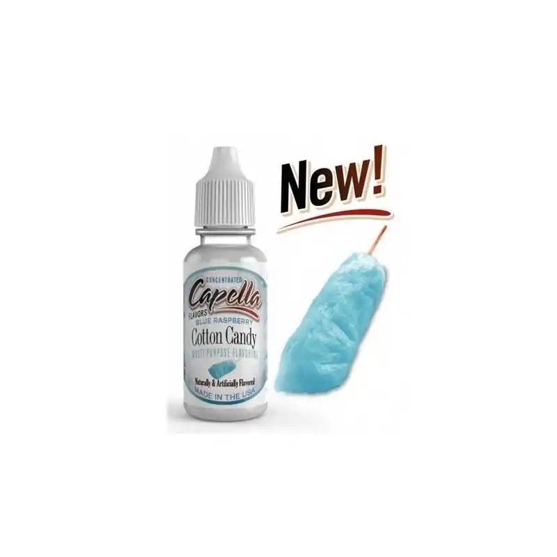 Blue Raspberry Cotton Candy - Capella Aroma 13ml (DIY)Lieferumfang: 1x Capella Aroma 13mlBlue Raspberry Cotton Candy - Capella Aroma 13ml13 ml Capella Aroma zum Mischen mit Basis-LiquidCapella Aromen sind "Made in USA" und werden ohne Diacetyl hergestellt.Die Capella Aromen werden in einer PE-Flasche mit Tropfauslass versendet.&nbsp;Empfohlene Dosierung:ca. 5%-10% (0,5-1ml Aroma auf 10ml Basis-Liquid)Bitte die Dosierung an den VG Anteil der Basis anpassen (mehr VG = mehr Aroma)Hinweis:Aromen können NICHT pur gedampft werden. Bitte mit entsprechender Liquid-Basis mischen!&nbsp;&nbsp;3341Capella Flavours5,80&nbsp;CHFsmoke-shop.ch5,80&nbsp;CHF