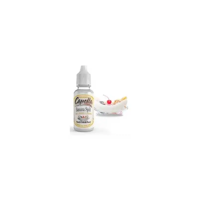 Banana Split - Capella Aroma 13ml (DIY)Lieferumfang: 1x Capella Aroma 13mlGeschmack: Bananen und Ice&nbsp;&nbsp;3583Capella Flavours5,80&nbsp;CHFsmoke-shop.ch5,80&nbsp;CHF