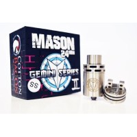 Mason Gemini Series 2 Post 24mm RDA - SilberLieferumfang:1x Mason Gemini Series 2 Post 24mm RDAs24 mmFarbe Schwarz oder Silber details unten3757Alliancetech Vapor24,60 CHFsmoke-shop.ch24,60 CHF