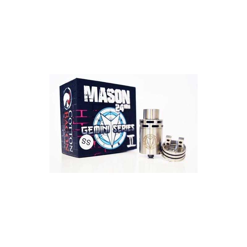 Mason Gemini Series 2 Post 24mm RDA - SilberLieferumfang:1x Mason Gemini Series 2 Post 24mm RDAs24 mmFarbe Schwarz oder Silber details unten3757Alliancetech Vapor25,20 CHFsmoke-shop.ch25,20 CHF