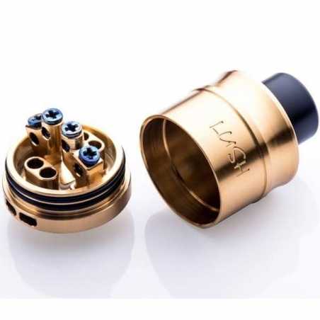 Spezial Wotofo Lush Plus GOLD Edition 25 mm RTA Selbstwickelverdampfer Spezial Wotofo Lush Plus GOLD Edition 25 mm RTA Selbstwickelverdampfer