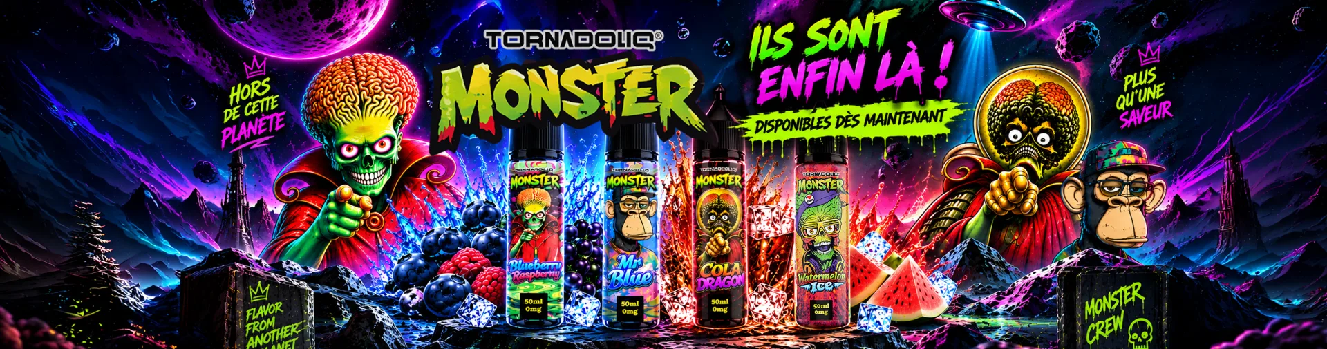 Tornadoliq Monster Liquid Banner