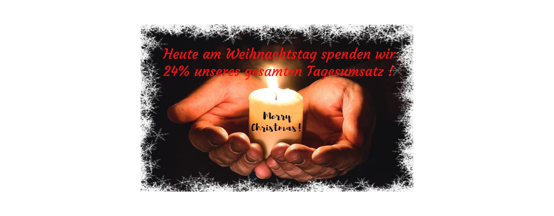 Tor 24 - Heute spenden wir 24% unseres Tagesumsatz an eine gemeinnützige Organisation in der Schweiz
