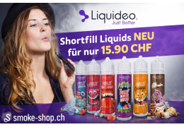 Liquideo - Shortfills neu 15.90 CHF für kurze Zeit
