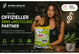 Smoke-Shop.ch ist offizieller SENS eRecycling Partner